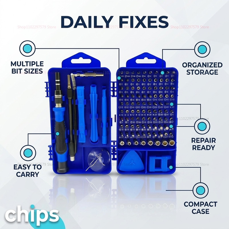 115 in 1 Multifunctional Screw - Home Automation Industry reseña y precio