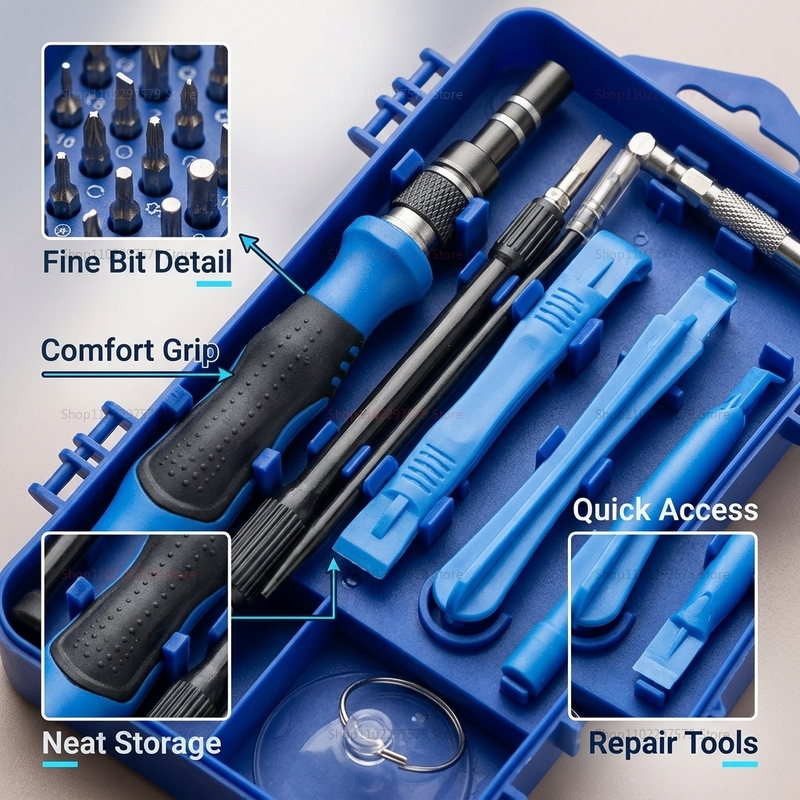 115 in 1 Multifunctional Screw - Home Automation Industry reseña y precio
