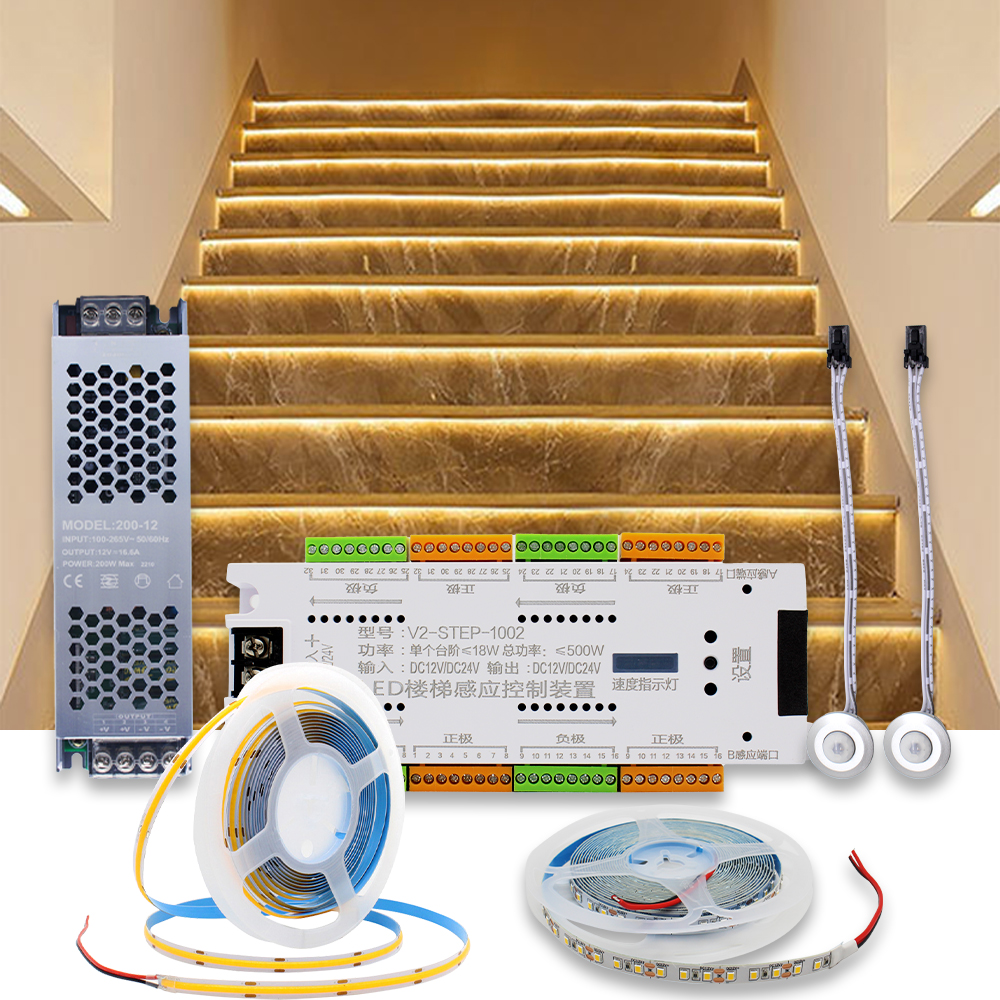 12V LED Stair PIR Motion Senso - Motion Sensor Pir Wired reseña y precio