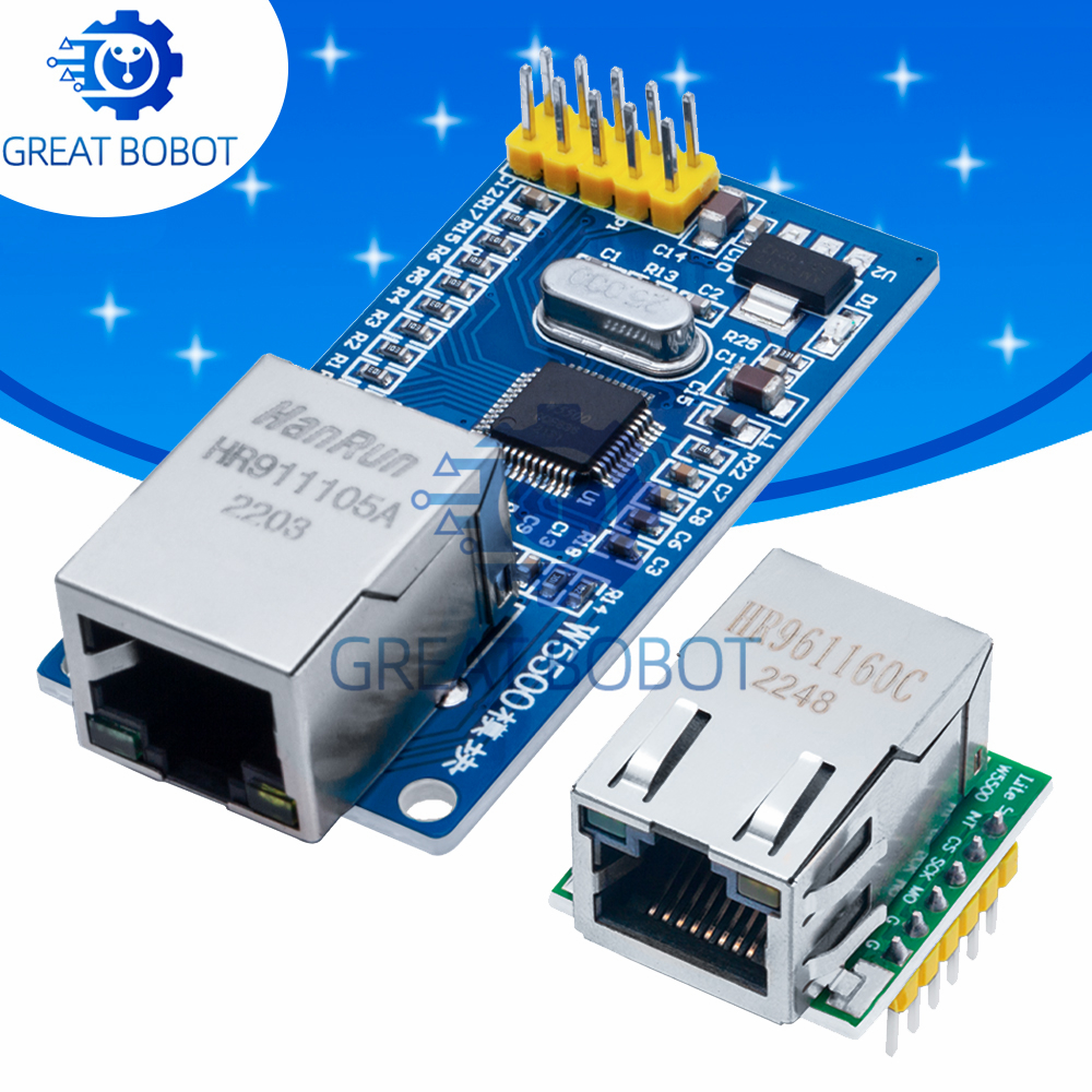BS 1PCS  W5500 Ethernet networ - Ethernet Module W5500 reseña y precio