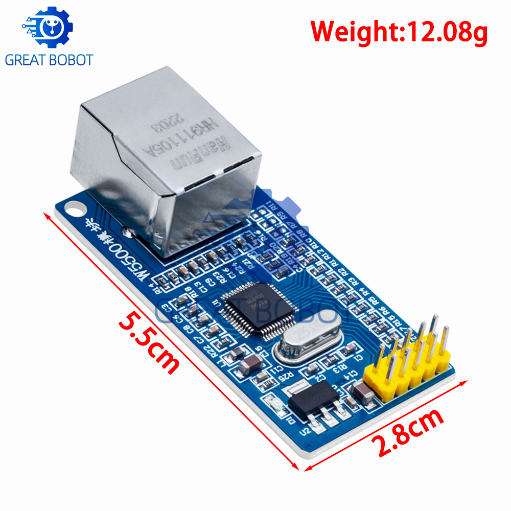 BS 1PCS  W5500 Ethernet networ - Ethernet Module W5500 reseña y precio