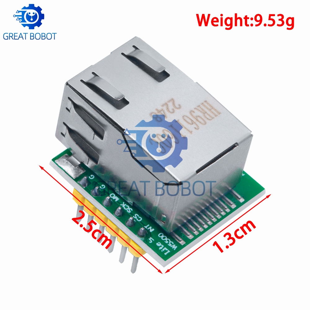 BS 1PCS  W5500 Ethernet networ - Ethernet Module W5500 reseña y precio
