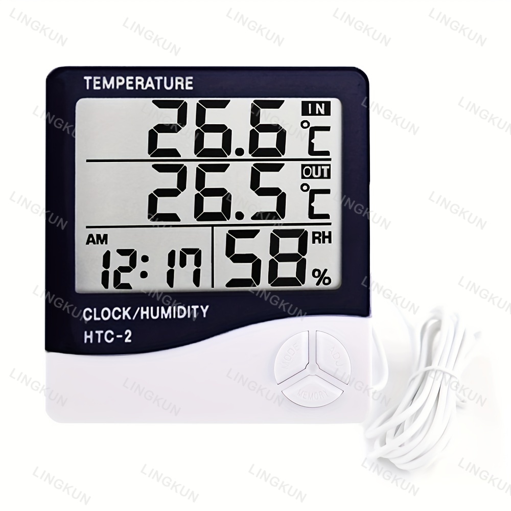 LCD Digital Thermometer Hygrom - Home Automation Industry reseña y precio