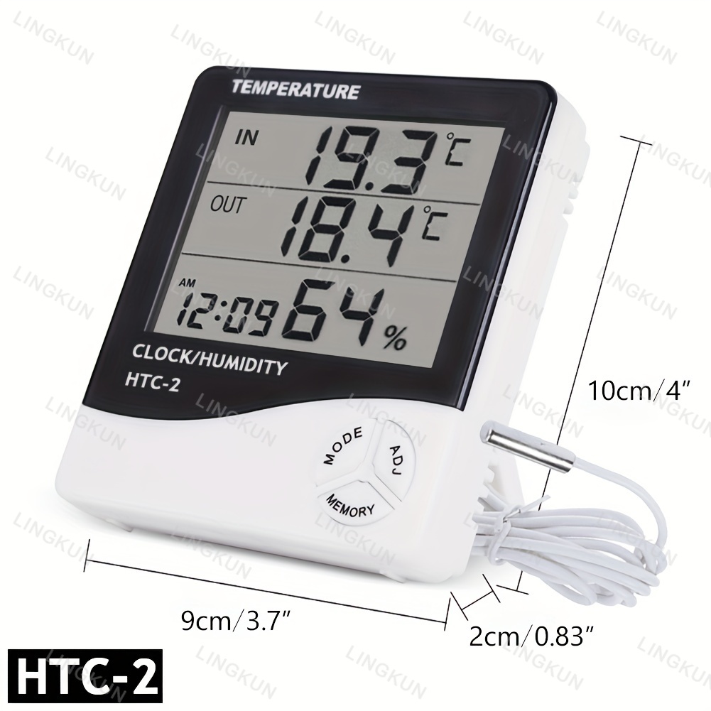 LCD Digital Thermometer Hygrom - Home Automation Industry reseña y precio