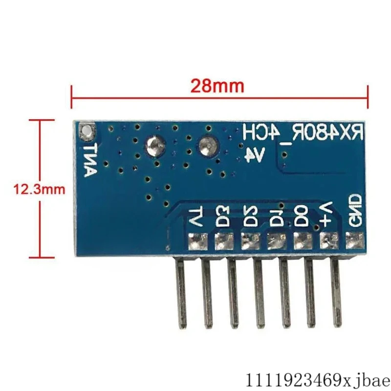 Wireless 433Mhz RF Module Rece - 433Mhz Receiver Module reseña y precio