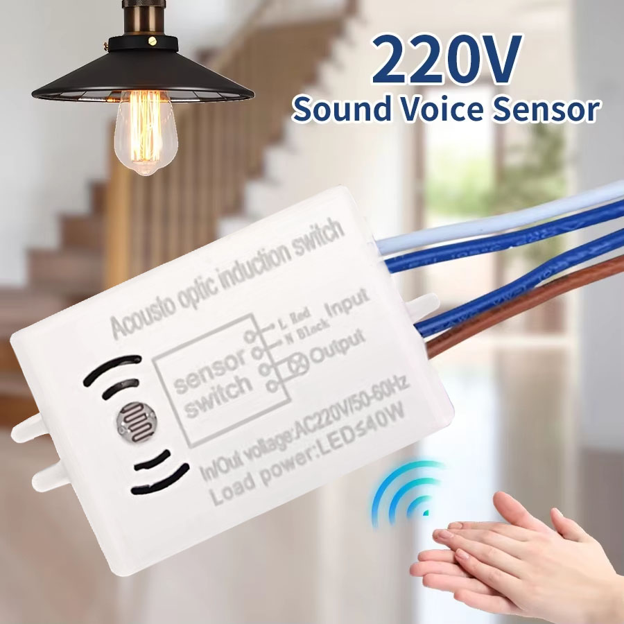 Sound Voice Sensor Switch Smar - Home Automation Industry reseña y precio