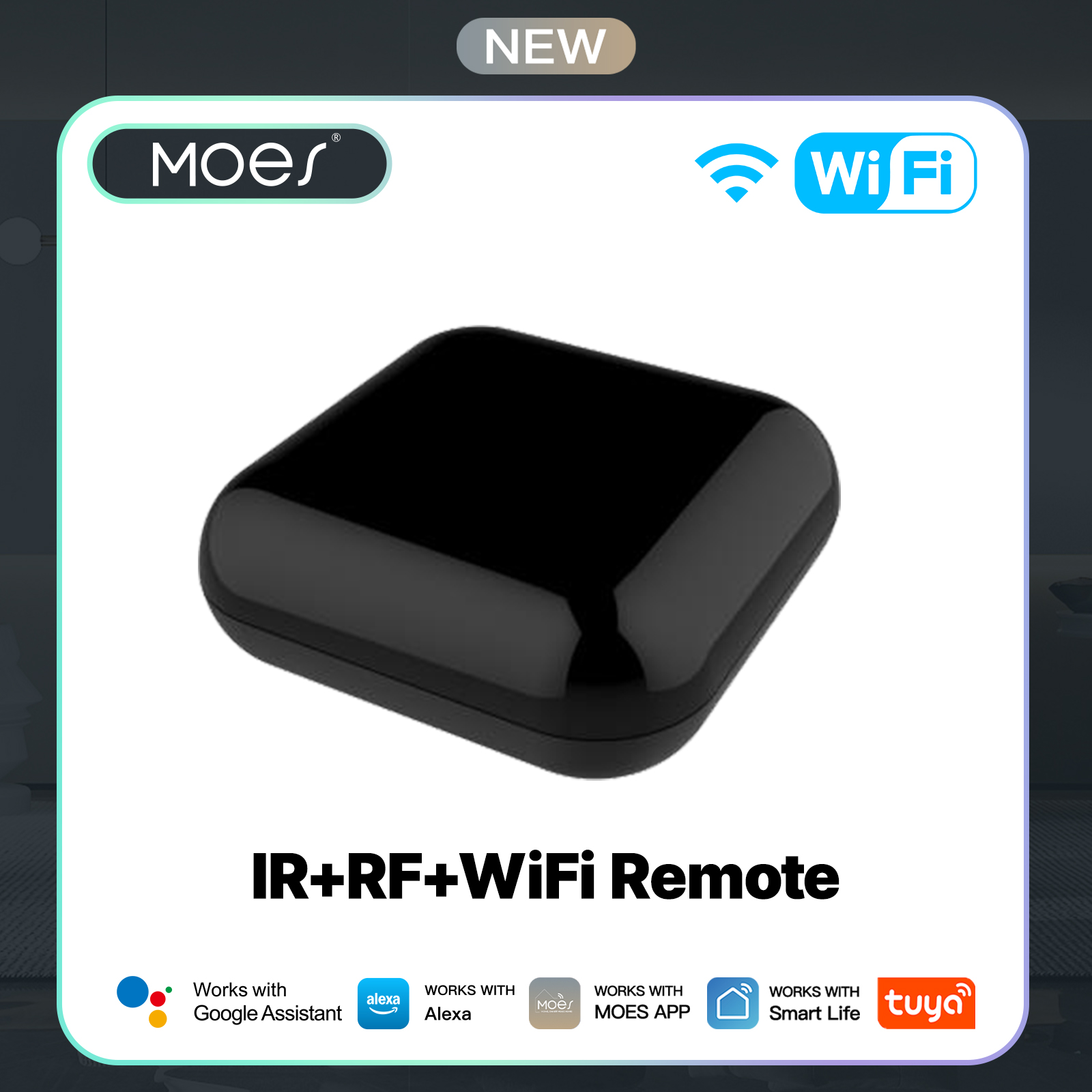 MOES Tuya WiFi IR RF Remote fo - Ir Blaster Universal reseña y precio