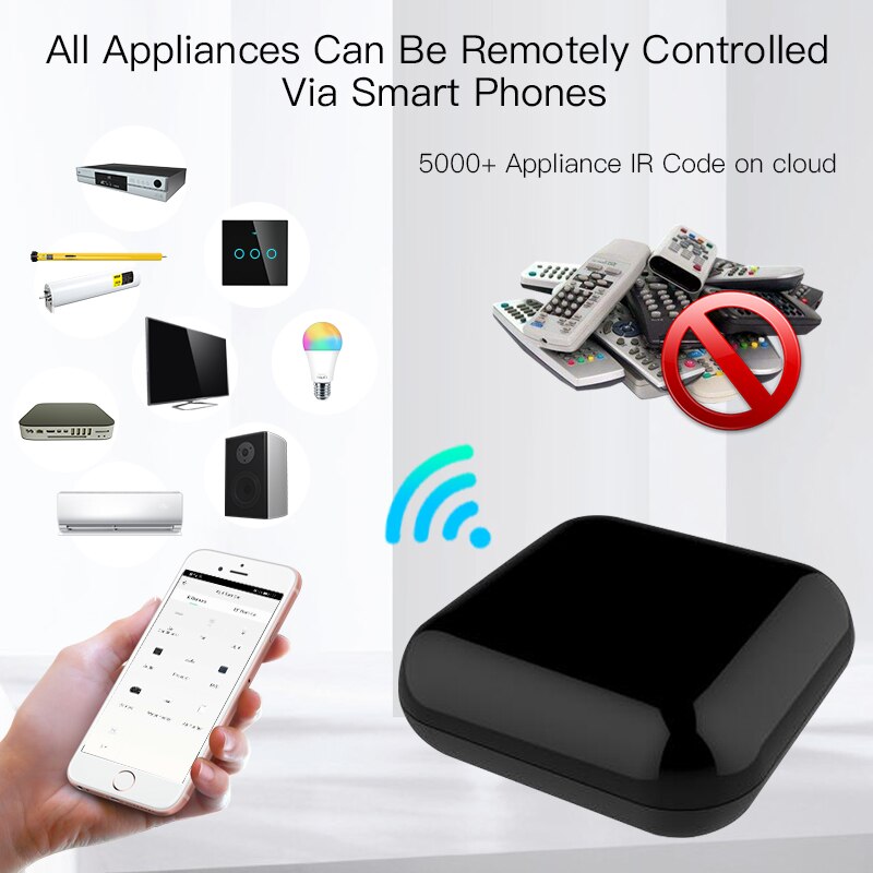 MOES Tuya WiFi IR RF Remote fo - Ir Blaster Universal reseña y precio
