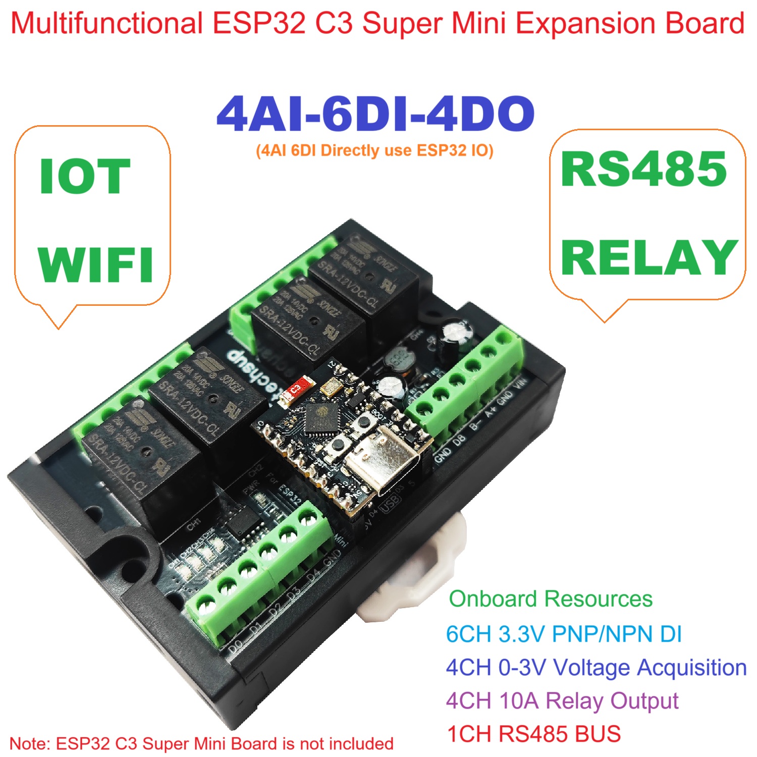Ultimate ESP32 C3 Relay Module - Home Automation With Arduino reseña y precio