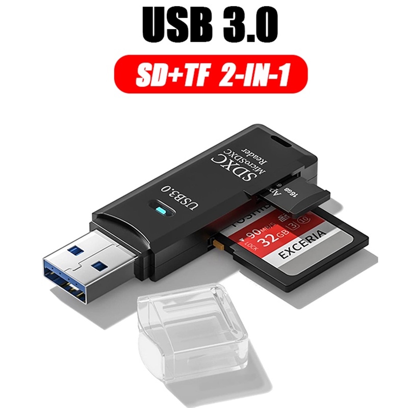 2 In 1 USB 3.0 Card Reader Por - Home Assistant Sd reseña y precio