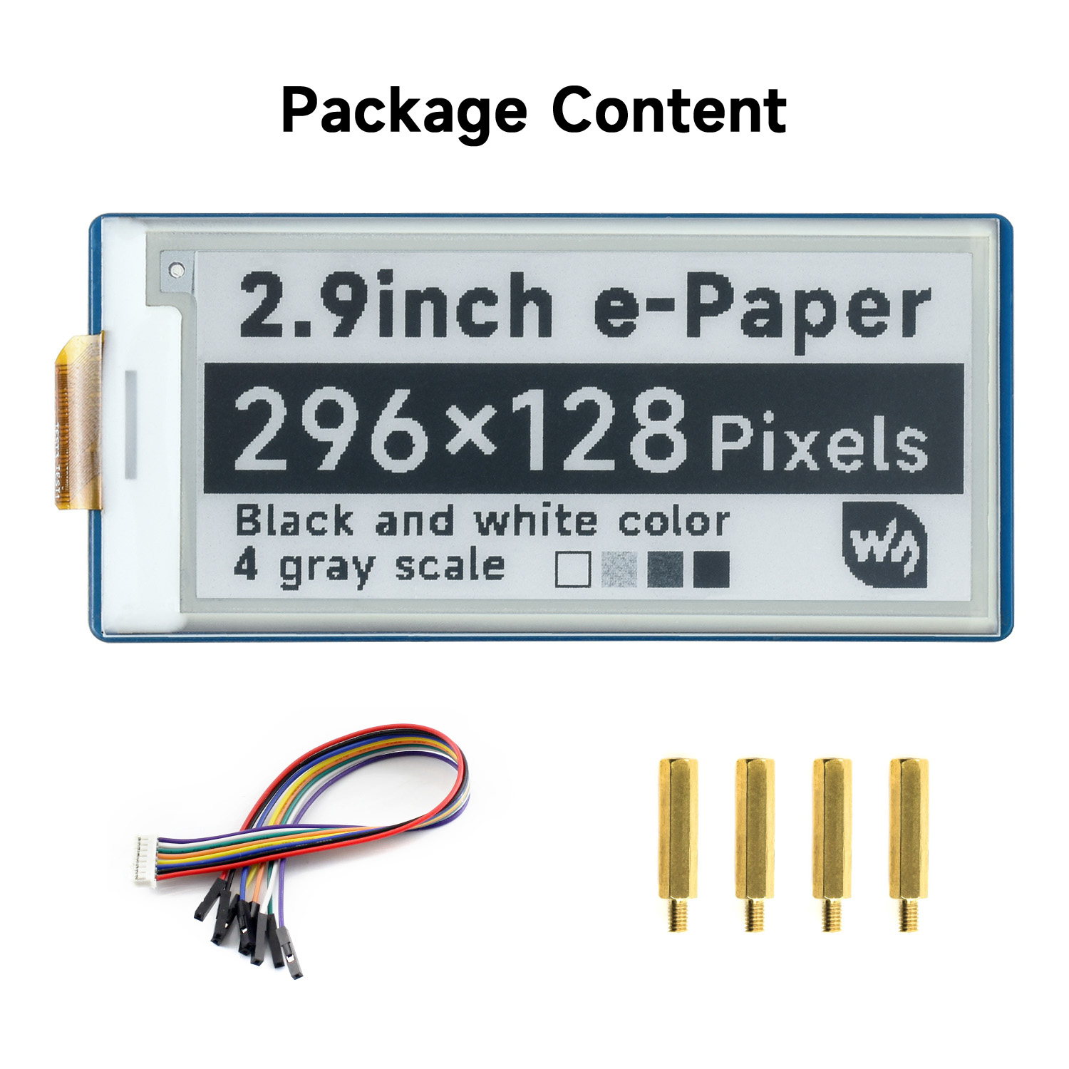 Waveshare 2.9inch E-Paper E-In - Display Epaper 2.9 reseña y precio