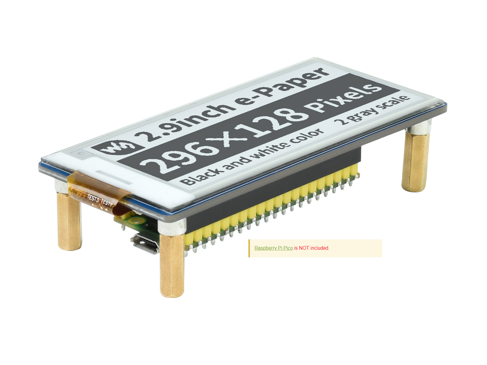 Waveshare Pico-ePaper-2.9,2.9i - Display Epaper 2.9 reseña y precio