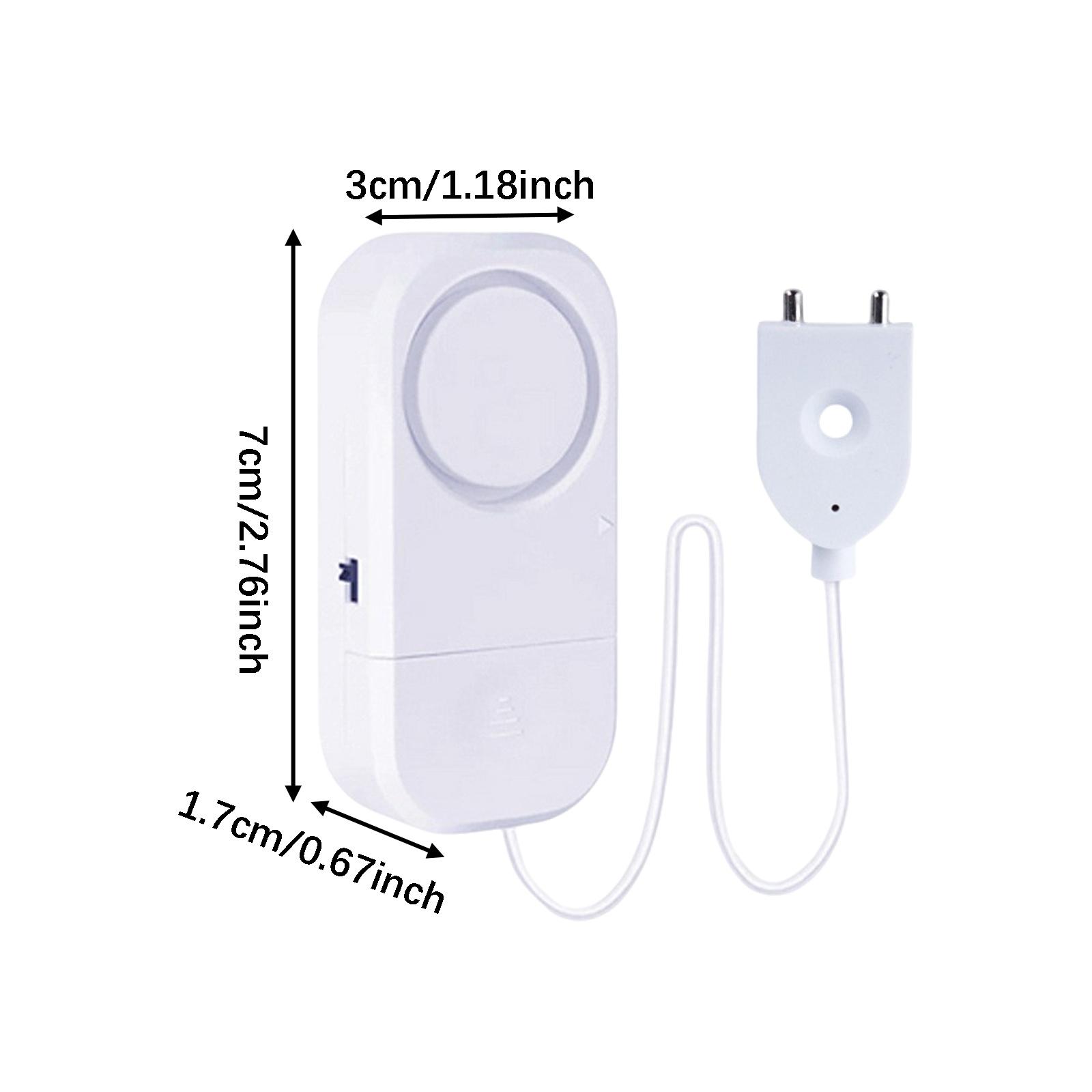 Water Leak Alarm Waterproof Co - Water Leak Detector Wired reseña y precio