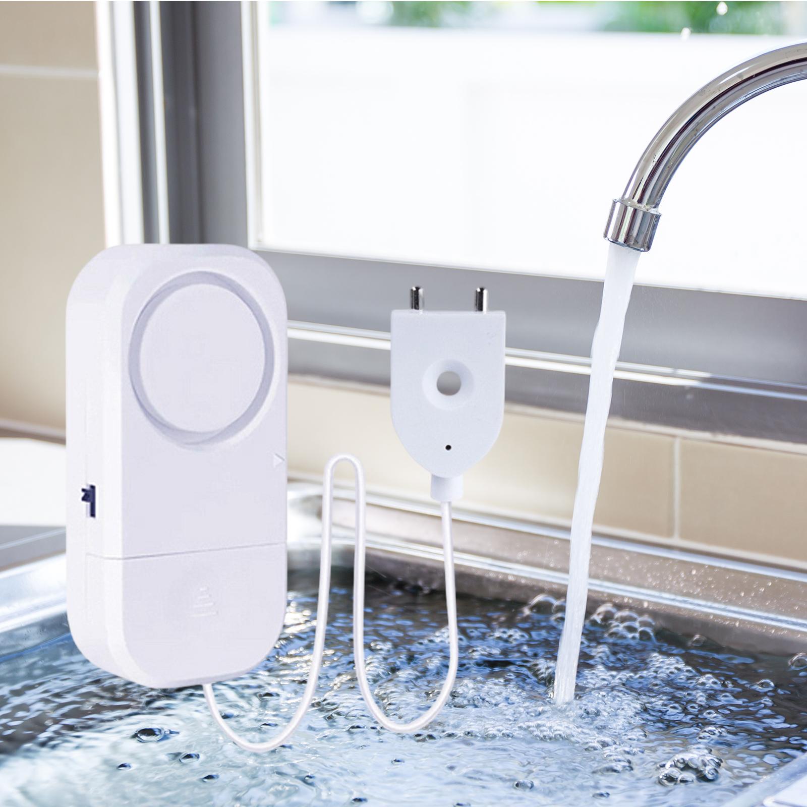 Water Leak Alarm Waterproof Co - Water Leak Detector Wired reseña y precio