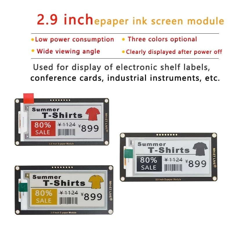 Inch Epaper Module E-paper E-I - Display Epaper 2.9 reseña y precio