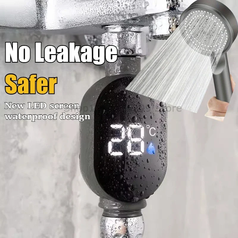 Black Bathroom Led Display Hom - Home Automation Industry reseña y precio