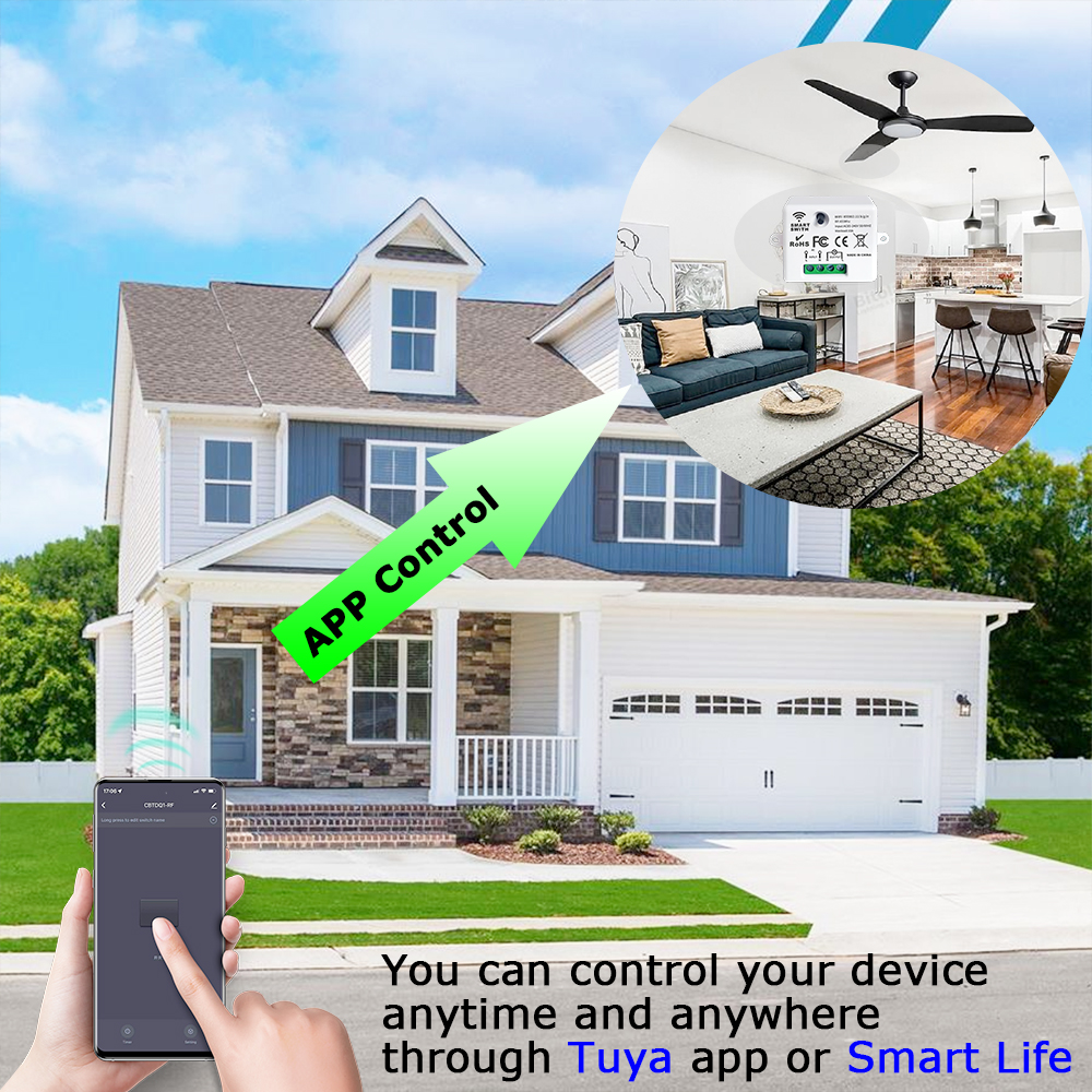 Tuya WiFi Smart Light Switch 4 - Home Automation Industry reseña y precio