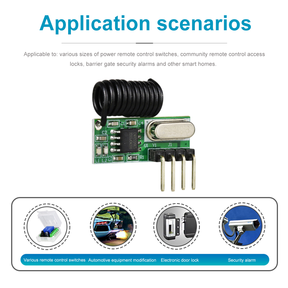 315MHz/433MHz RF Wireless Modu - 433Mhz Receiver Module reseña y precio