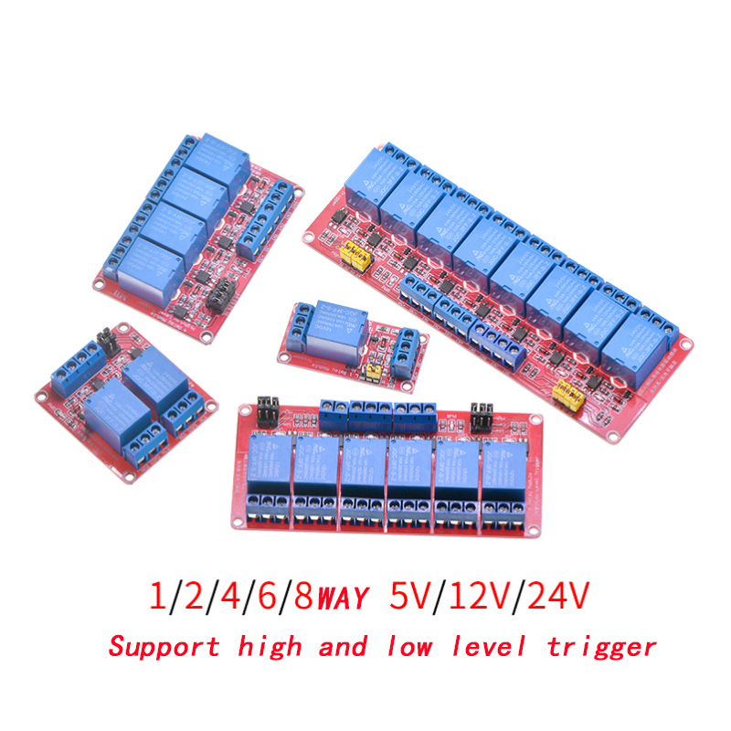1 2 4 6 8 Channel 5V 12V 24V R - Relay 8 Channel Board reseña y precio