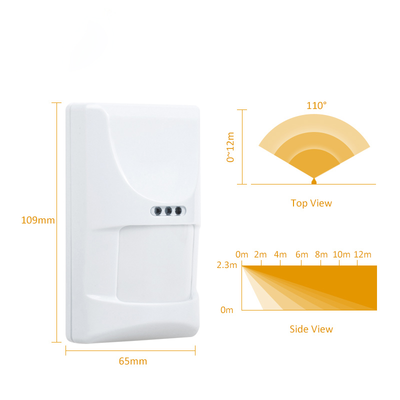 1/3pcs Wired Indoor PIR Microw - Motion Sensor Pir Wired reseña y precio