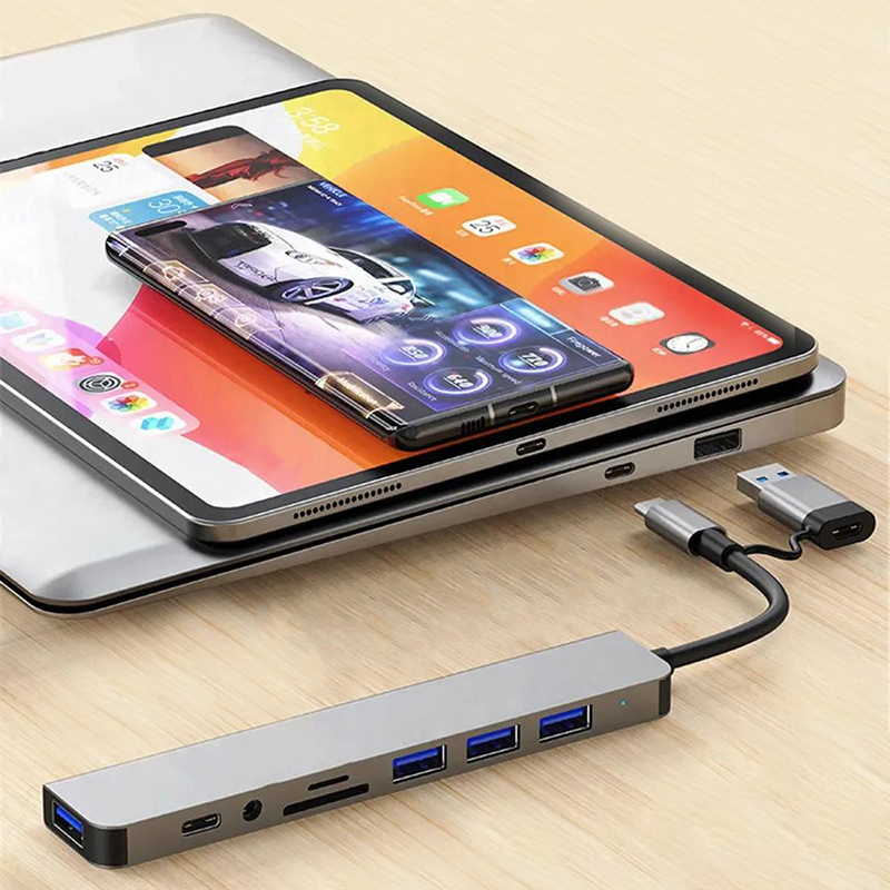 Type C Hub USB Splitter 8 In 1 - Home Assistant Sd reseña y precio