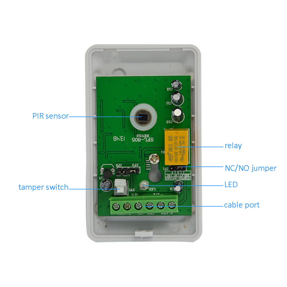 1Pcs Indoor Wired PIR Motion S - Motion Sensor Pir Wired reseña y precio