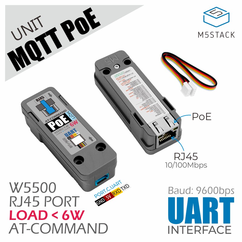Official M5Stack Ethernet Comm - Ethernet Module W5500 reseña y precio