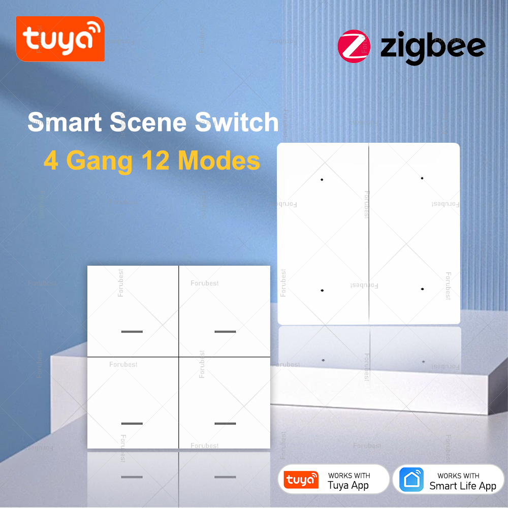 Tuya Zigbee Smart Scene Switch - Home Automation Ideas reseña y precio