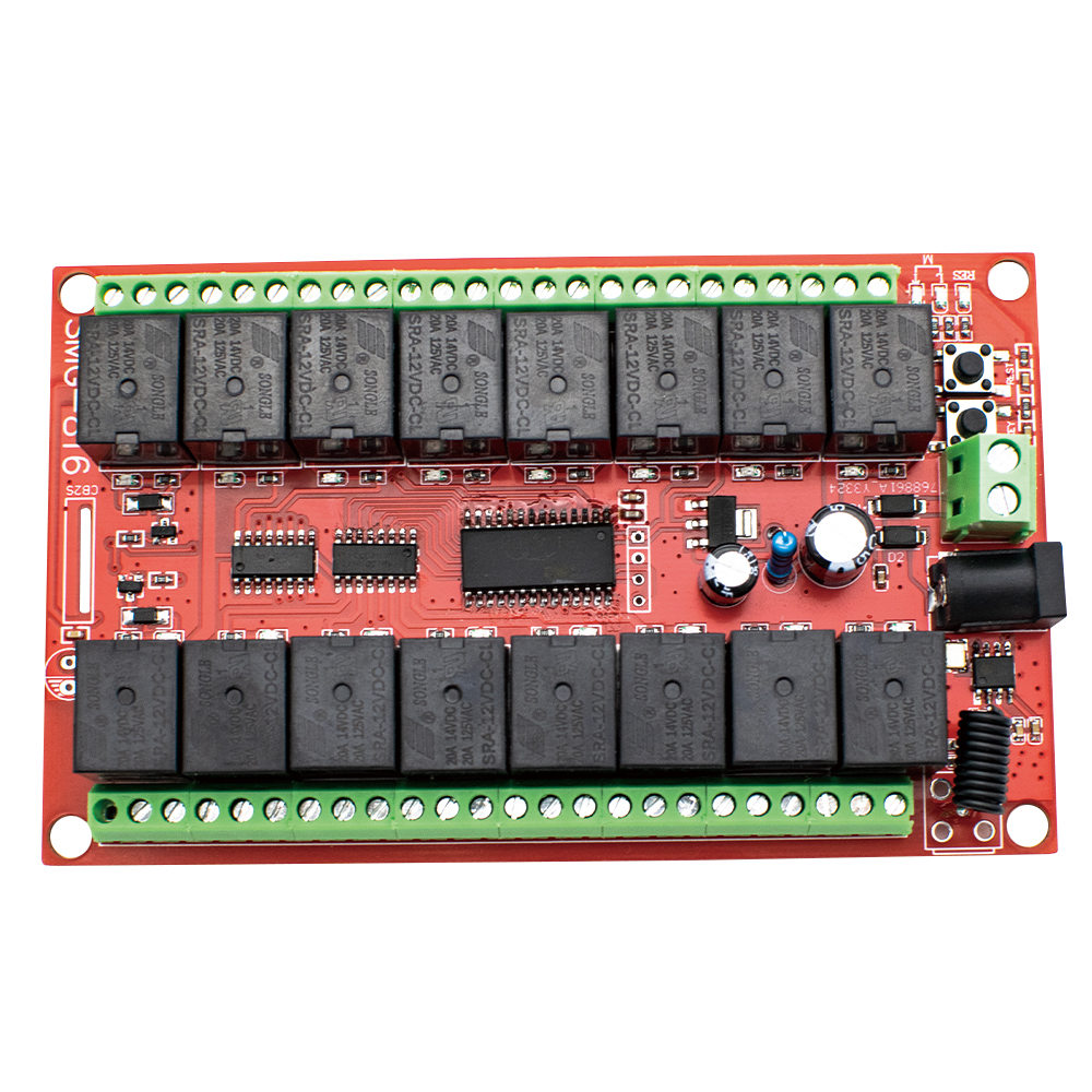 16CH 433MHz RF Wireless Remote - 433Mhz Receiver Module reseña y precio