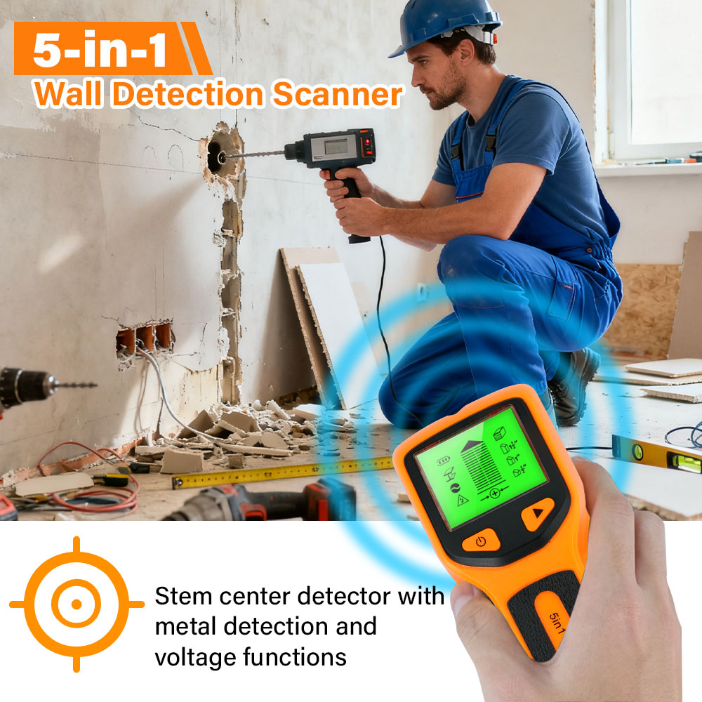 New 5-in-1 Wall Detector Handh - Water Leak Detector Wired reseña y precio