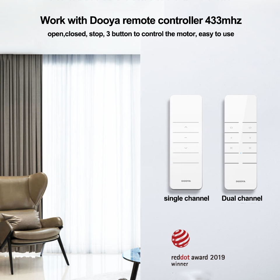 Dooya Electric Curtain Motor D - Home Automation Ideas reseña y precio