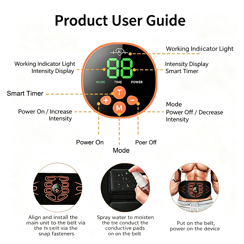 Abdominal Toning Belt Smart Ab - Home Automation Industry reseña y precio