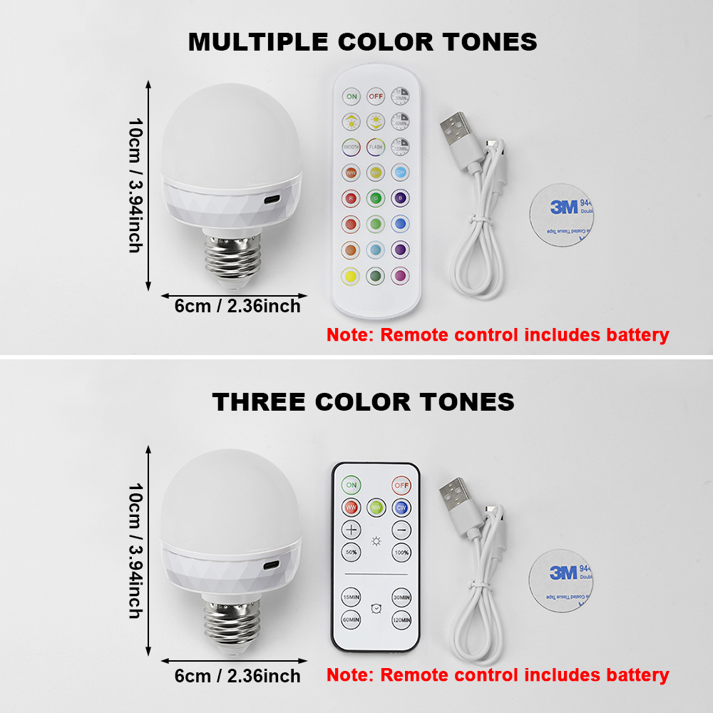 E27 LED Light Bulb RGB USB Rec - Home Automation Industry reseña y precio