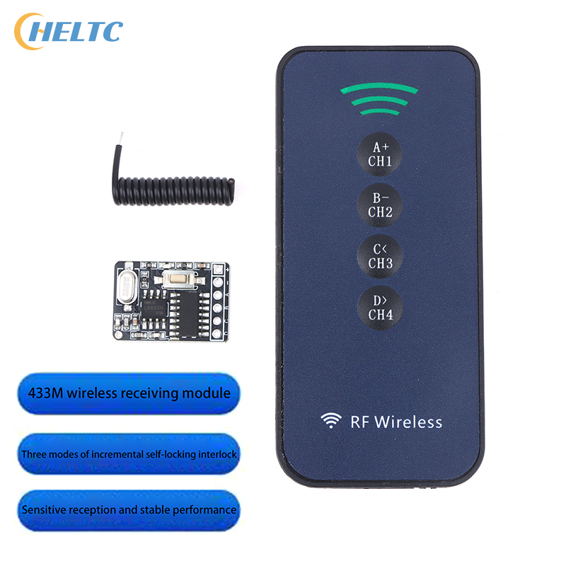 DC3-5V 433Mhz Wireless Remote  - 433Mhz Receiver Module reseña y precio