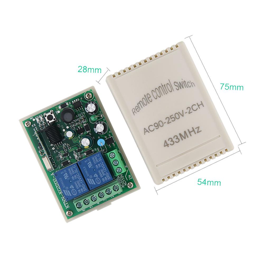 433Mhz Universal Wireless Remo - 433Mhz Receiver Module reseña y precio