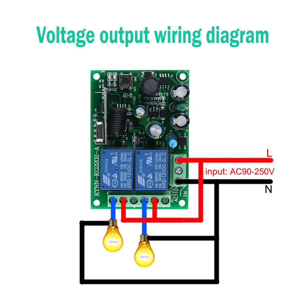 433Mhz Universal Wireless Remo - 433Mhz Receiver Module reseña y precio