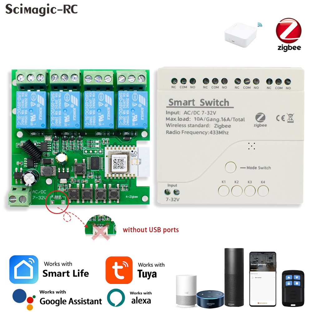 Zigbee Smart Switch Wifi Relay - Home Automation Ideas reseña y precio