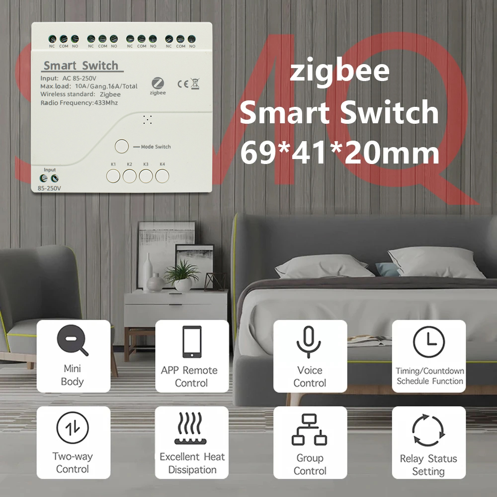 Zigbee Smart Switch Wifi Relay - Home Automation Ideas reseña y precio
