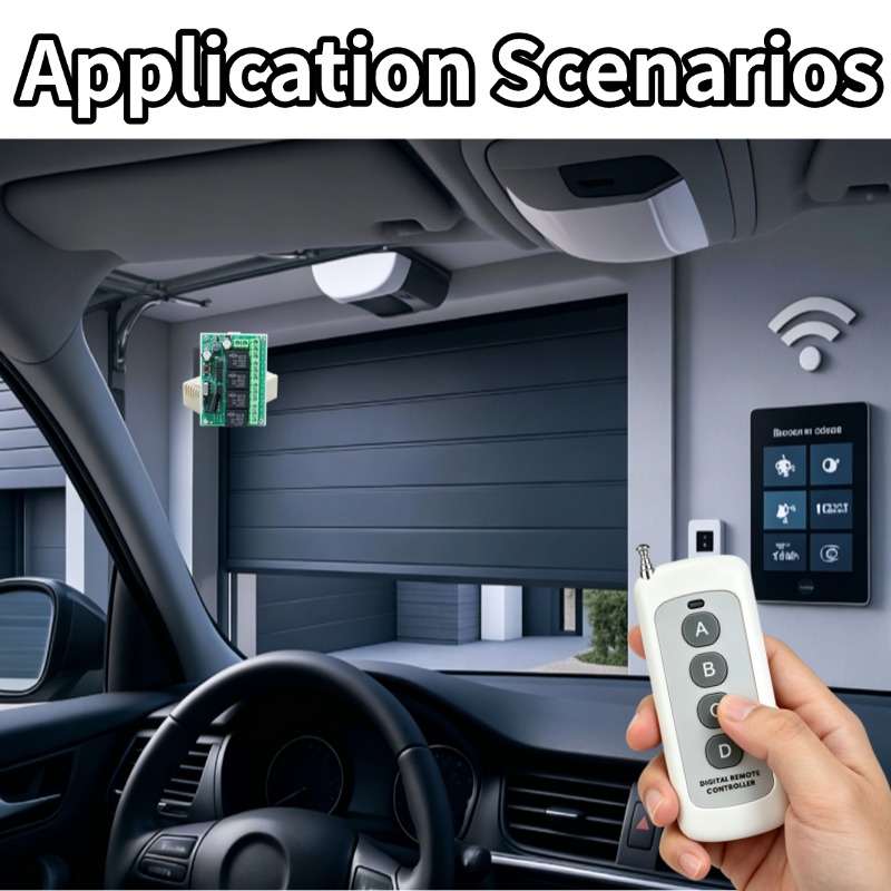 Universal Wireless Remote Cont - 433Mhz Receiver Module reseña y precio