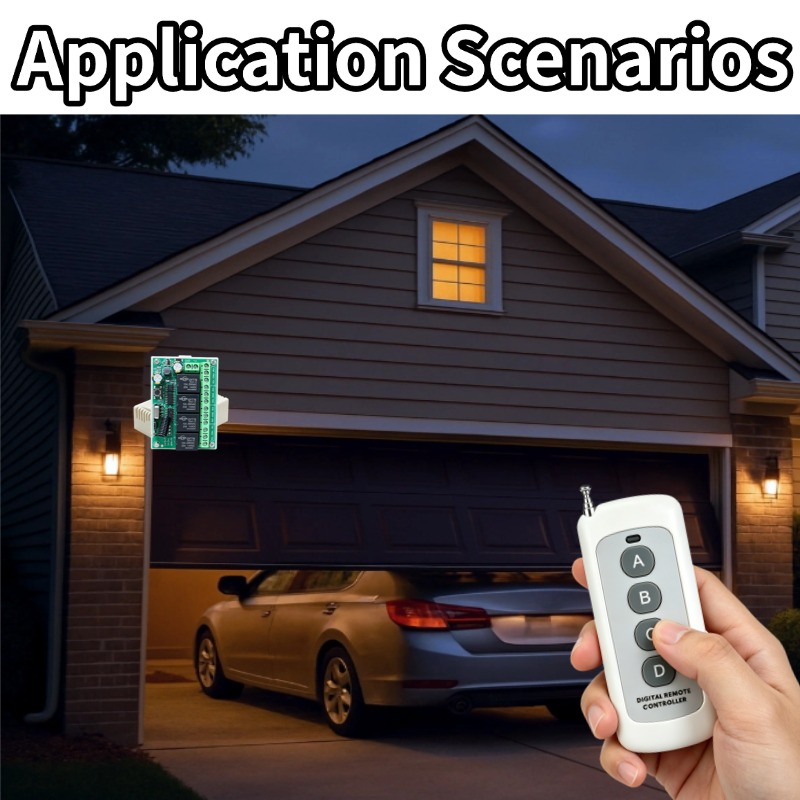 Universal Wireless Remote Cont - 433Mhz Receiver Module reseña y precio