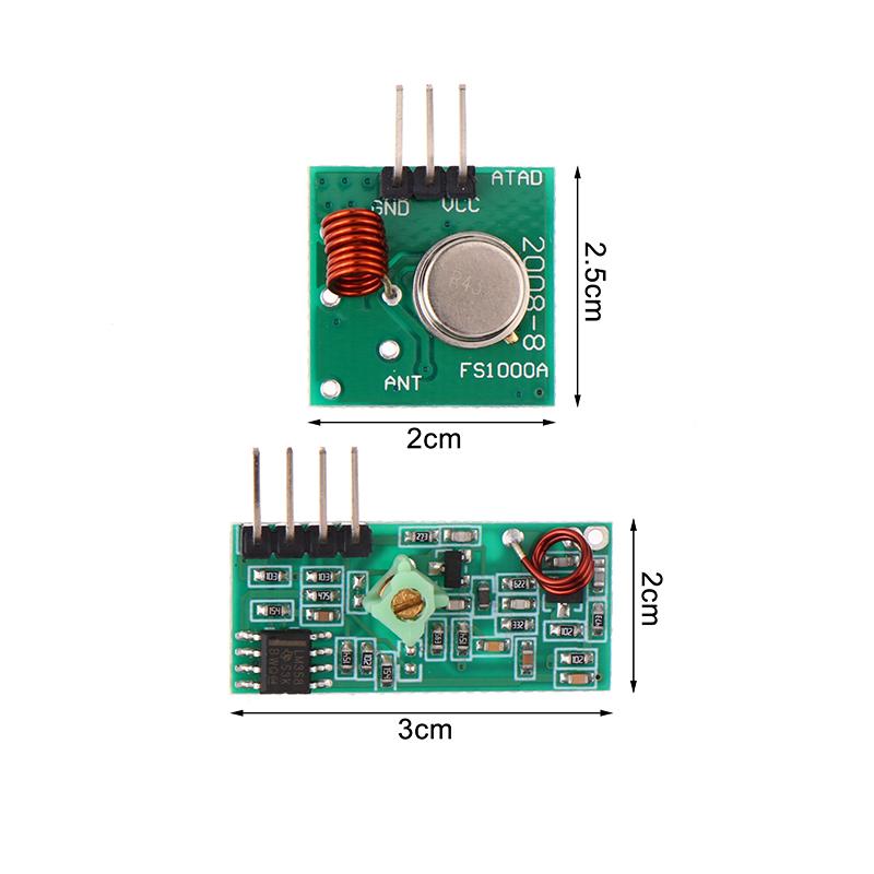 1/2Pcs 433MHZ 315MHZ Transmitt - 433Mhz Receiver Module reseña y precio