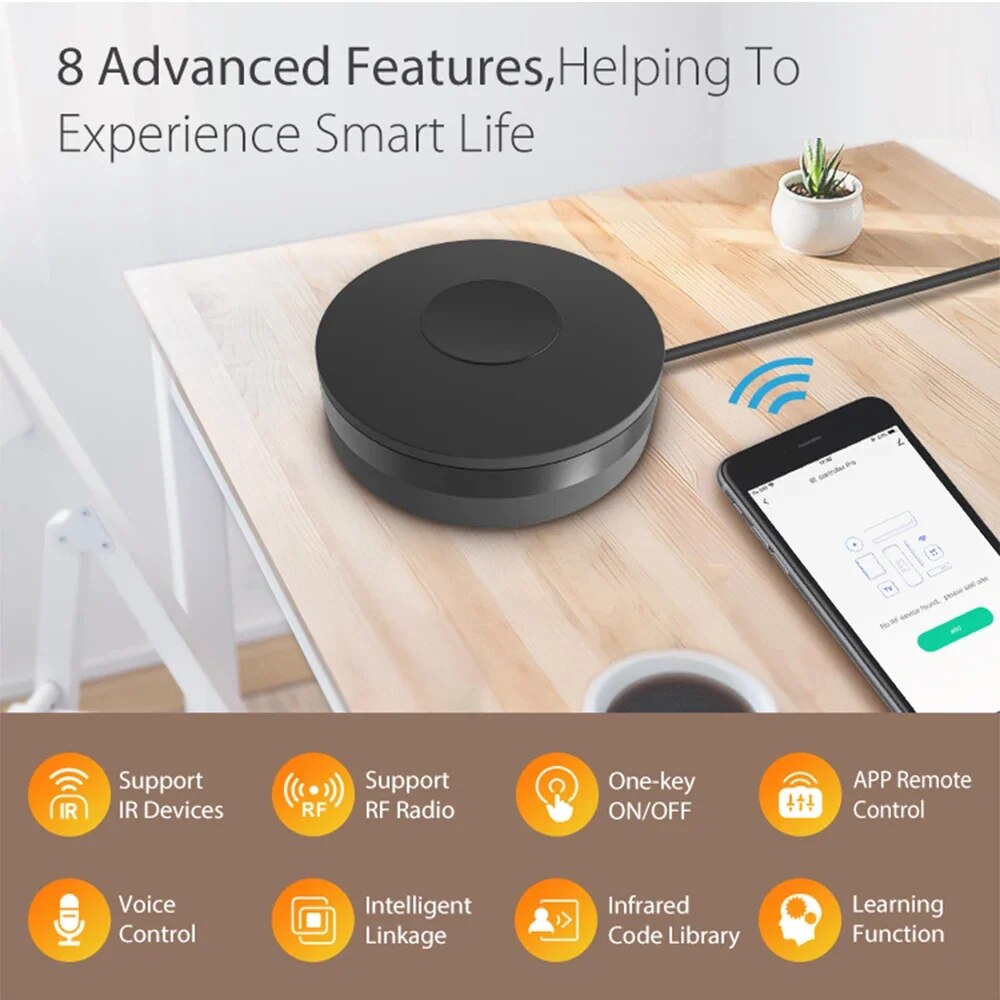 Tuya Smart Wifi RF IR Remote C - Ir Blaster Universal reseña y precio