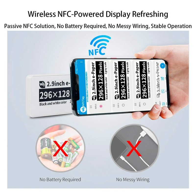Waveshare 2.9 Inch Wireless NF - Display Epaper 2.9 reseña y precio
